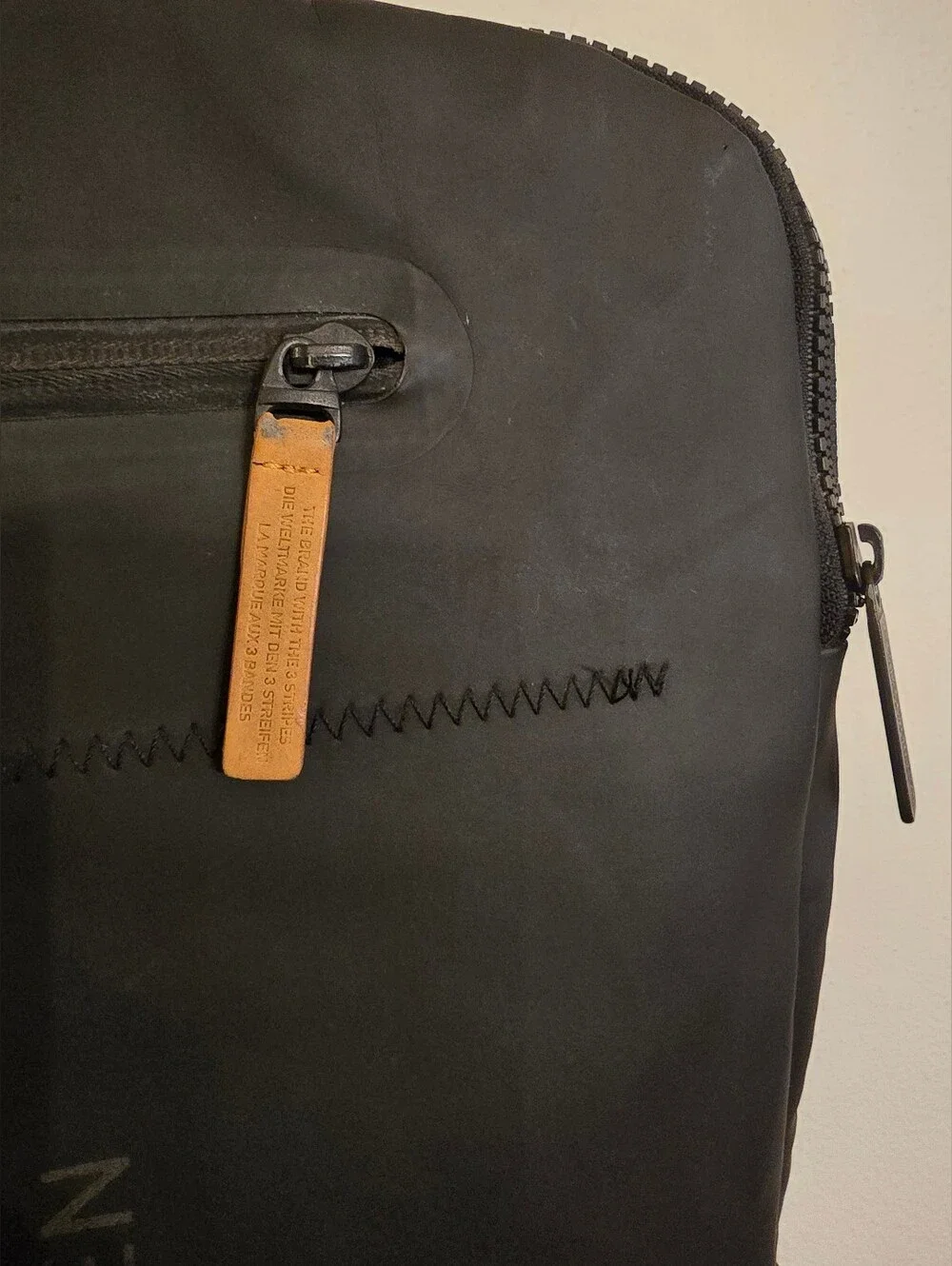 *RARE* adidas NMD Black Running Backpack Contoured Wrap Sides 3 Stripes